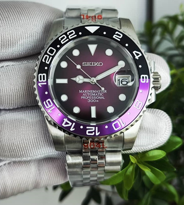 Seiko Mod Marine Master NH35 Purple