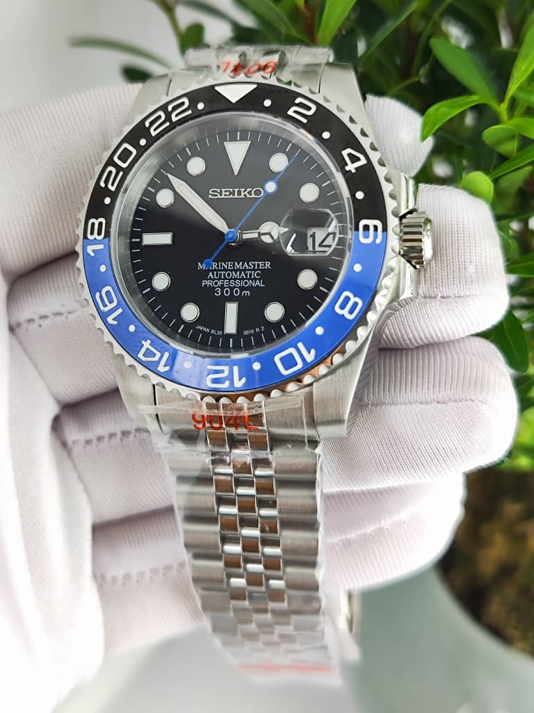 Seiko Mod Marine Master NH35 Batman