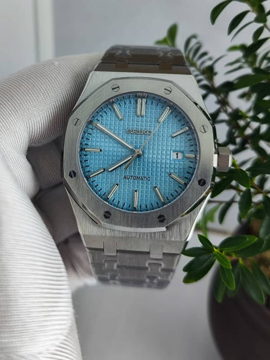 Seiko Mod Royal Oak Ocean Blue NH35