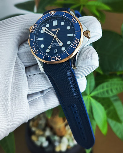 Seiko Mod Omega SeaMaster Blue Bronze NH35