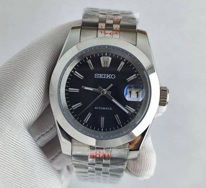 Seiko Mod DateJust Cadran Black NH35