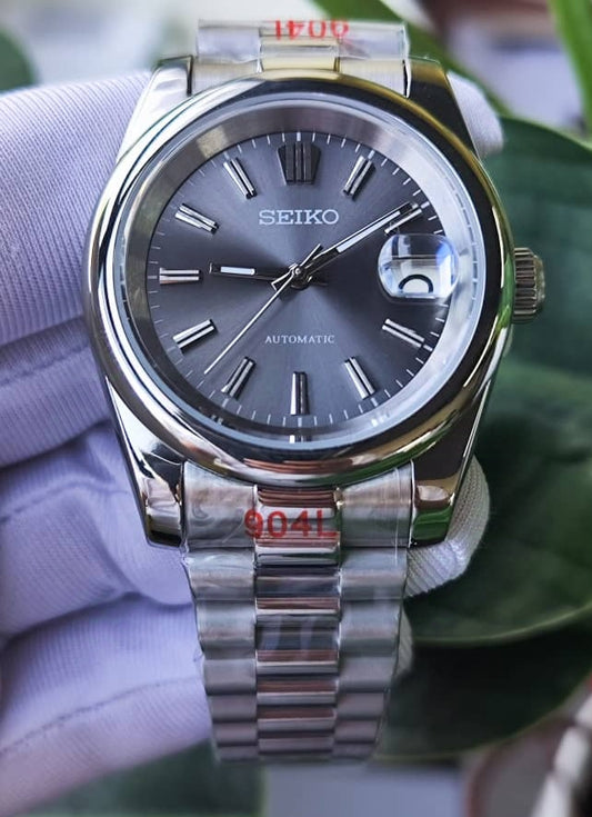 Seiko Mod DateJust Cadran Grey NH35