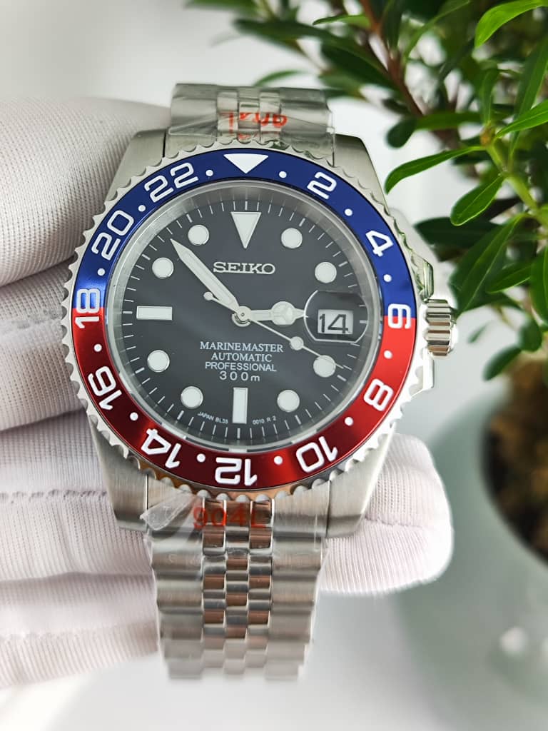 Seiko Mod Marine Master NH35 Pepsi